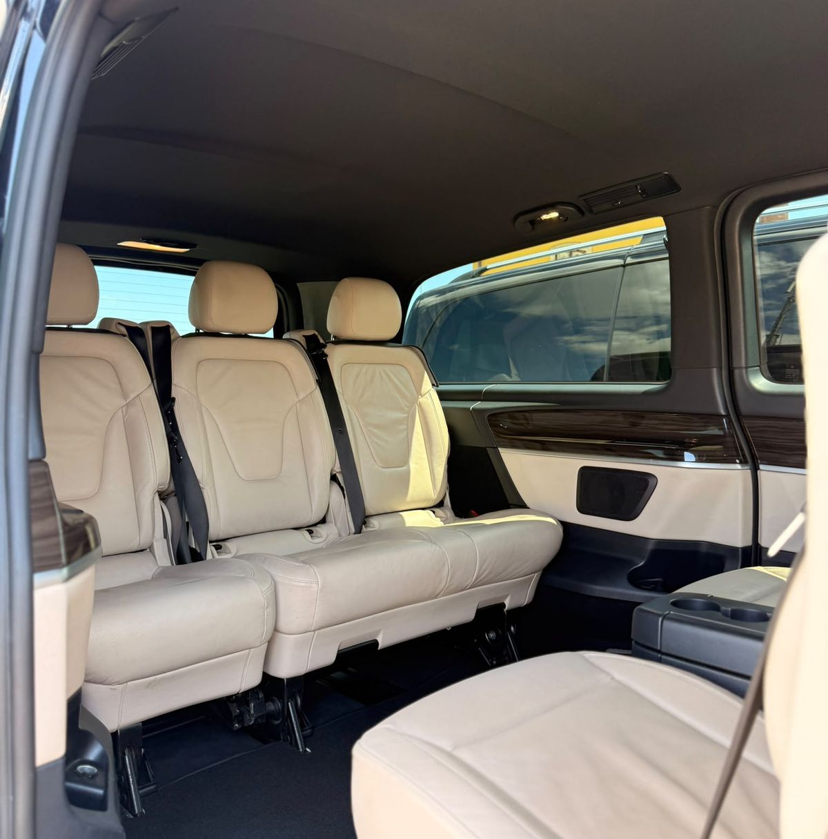 Beige leather interior